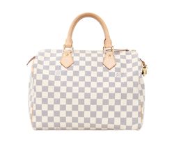 Speedy 30, Canvas, Damier Azur, BA2112, DB, 3*